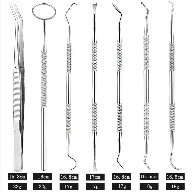 Dentist Tools Oral Care Set Stainless Steel Dental Utensils Tartar Remover Dentistry Professional - image 4