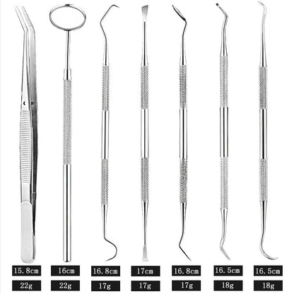 Dentist Tools Oral Care Set Stainless Steel Dental Utensils Tartar Remover Dentistry Professional - image 4