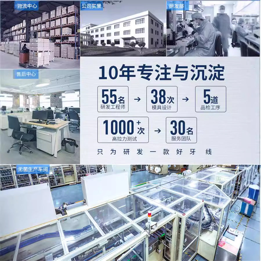 Buyhong Factory Rongqiao Dental Floss Manufacturer Wholesale Dental Floss Sticks Thin Sliding Thread High Tension Floss Sticks Home Full Box Orthodontics - image 4