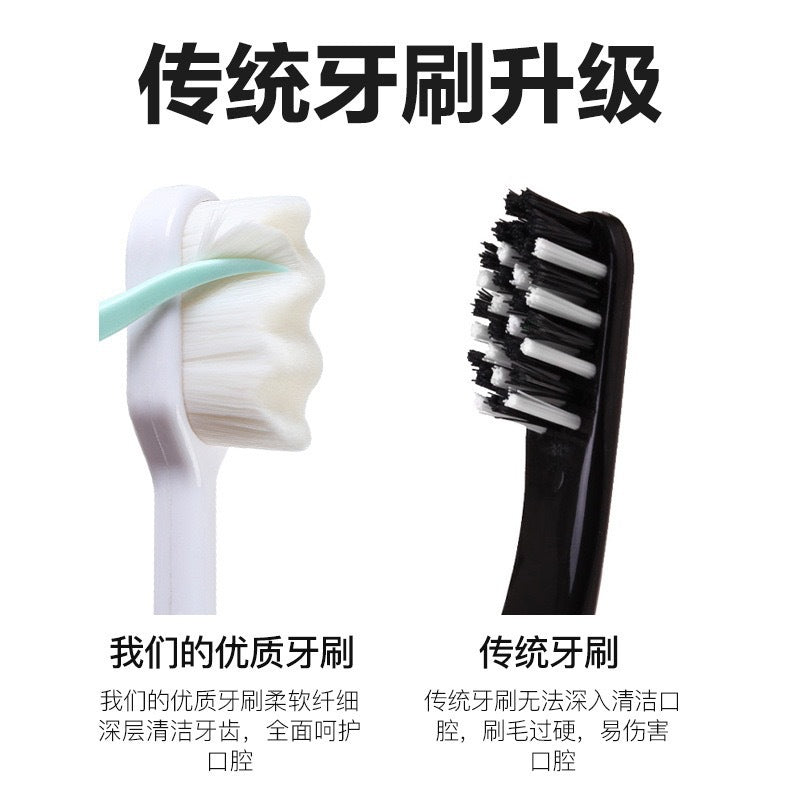 Hot soft hair ten thousand hair toothbrush single packaging women Adult Small head ten thousand soft hair toothbrush manufacturers wholesale - image 2