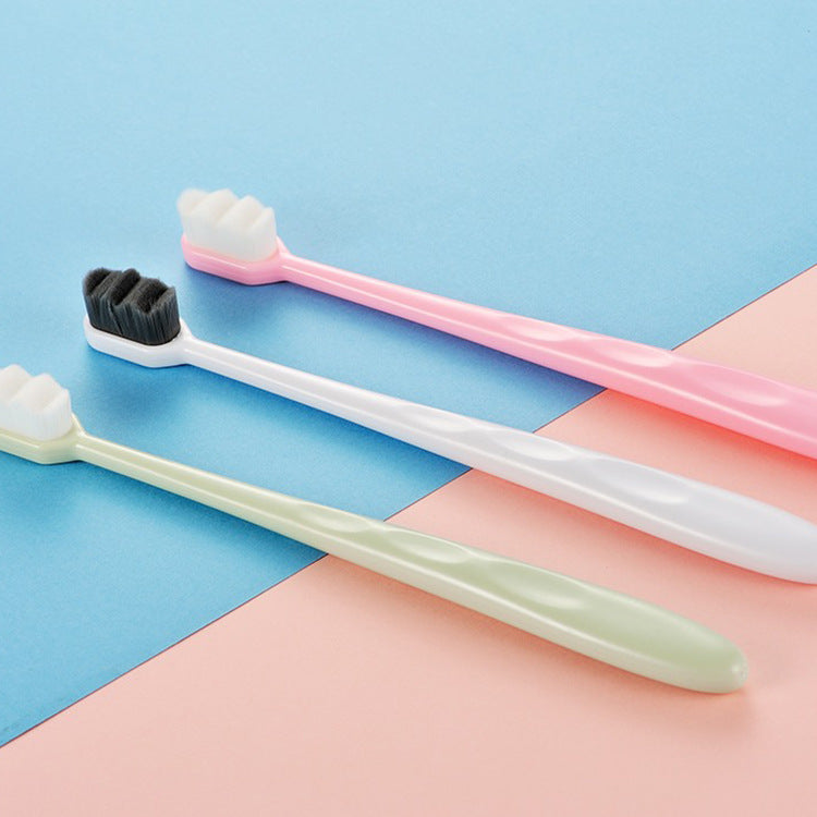 Hot soft hair ten thousand hair toothbrush single packaging women Adult Small head ten thousand soft hair toothbrush manufacturers wholesale - image 4
