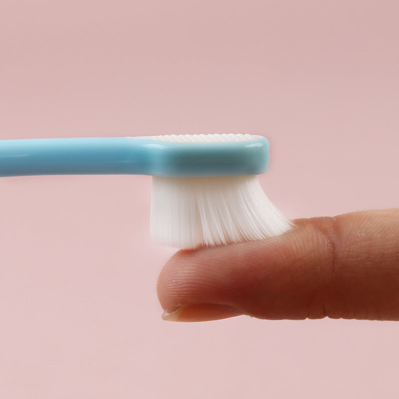 Small rabbit children ten thousand hair toothbrush single pack 2-10 years old baby soft hair toothbrush factory wholesale - image 4