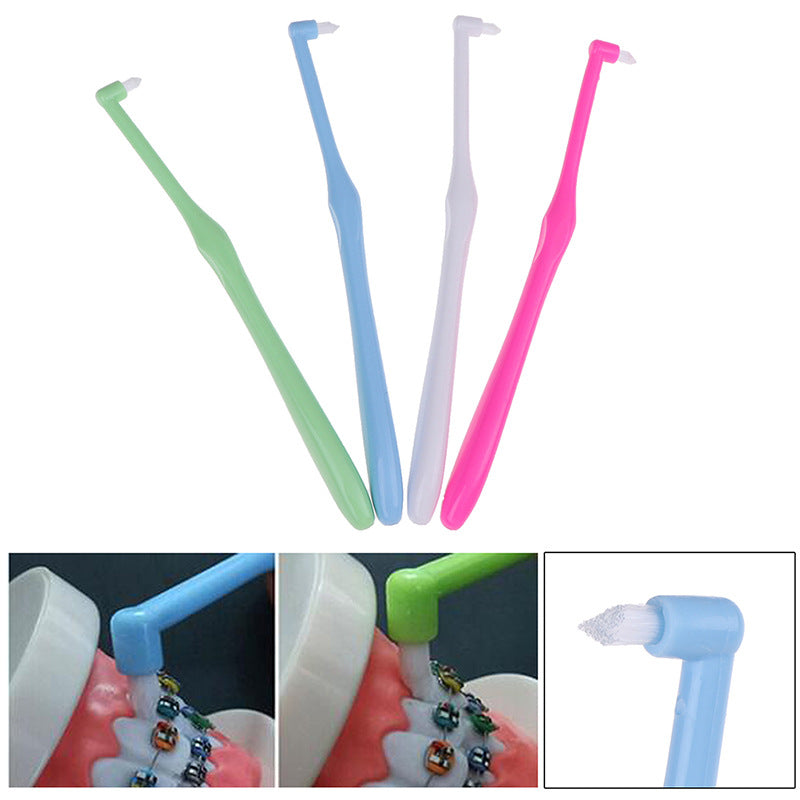 Hot Selling Orthodontic Toothbrush Single Bundle Brush Small Pointed Toothbrush Tooth Correction Braces Soft Bristles Cleaning Gap Brush - image 1