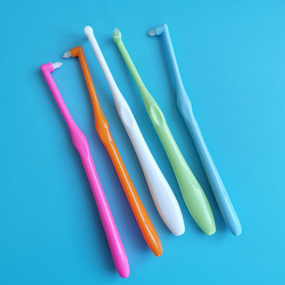 Hot Selling Orthodontic Toothbrush Single Bundle Brush Small Pointed Toothbrush Tooth Correction Braces Soft Bristles Cleaning Gap Brush - image 2