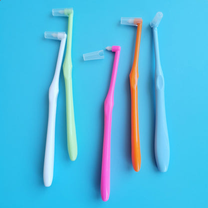 Hot Selling Orthodontic Toothbrush Single Bundle Brush Small Pointed Toothbrush Tooth Correction Braces Soft Bristles Cleaning Gap Brush - image 3