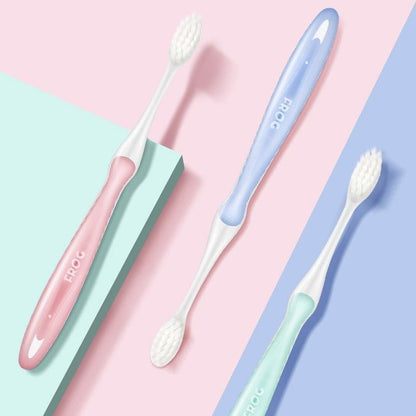 Frog Super Soft Fine Bristle Toothbrush Adult Small Brush Head Oral Interdental Cleaning Tooth Cleaning down Feeling Slim High-End Authentic - image 2