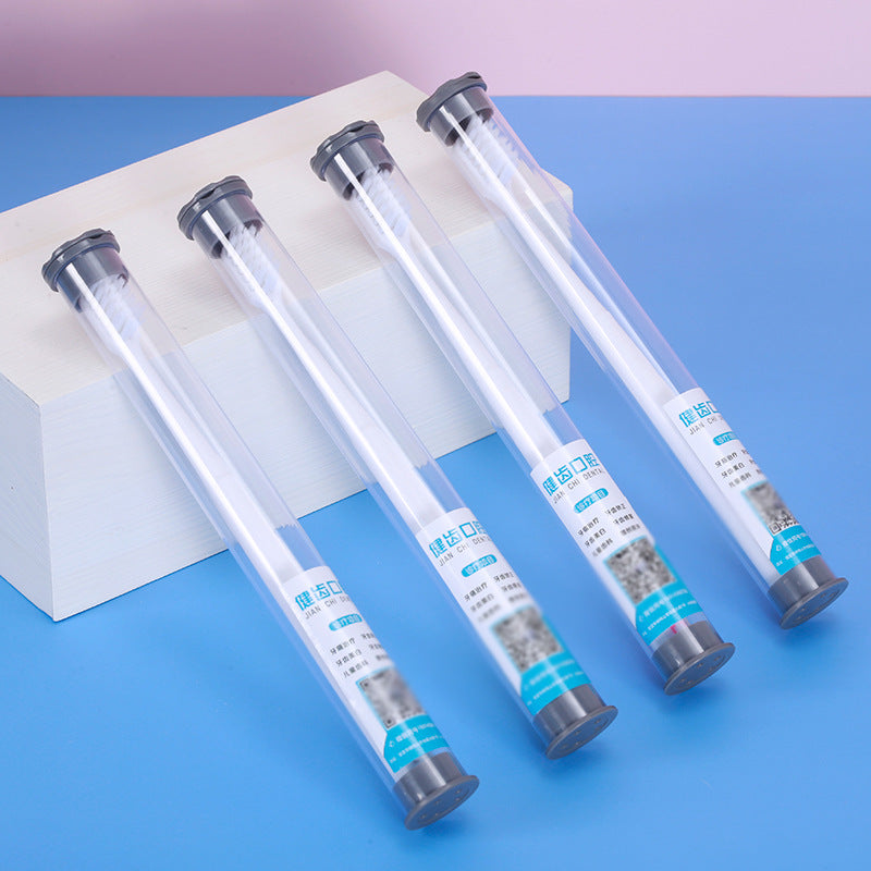 Adult toothbrush children can print logo dental opening small gift toothpaste dental floss lettering toothbrush toothpaste suit - image 4