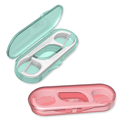 Manufacturer of 10-Pack Portable Floss Sticks, Disposable Floss Sticks, Wholesale Factory Household Full Box - image 5