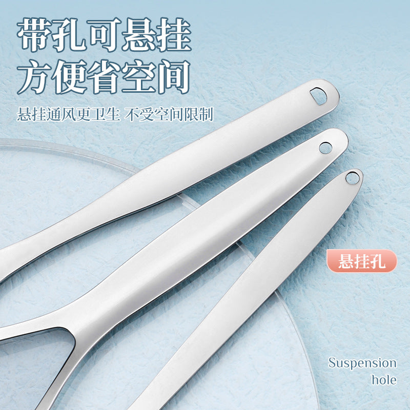 Spot Stainless Steel Tongue Scraper Tongue Cleaner Oral Tongue Coating Cleaning Brush Tongue Coating Brush to Remove Bad Breath Tongue Scraper - image 4