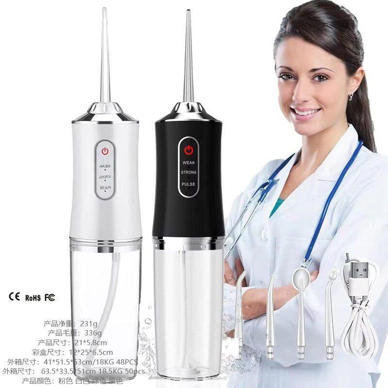 Teeth Rinser Cross-Border Electric Tooth Cleaner Portable Household Water Flosser Dental Rinser Oral Tooth Cleaning Tooth Cleaner - image 3