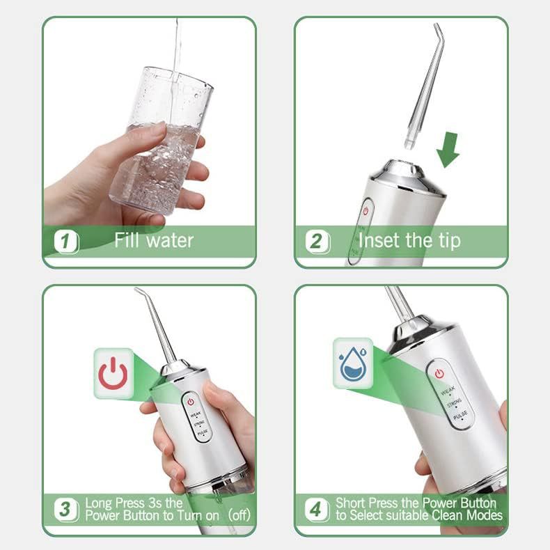 Teeth Rinser Cross-Border Electric Tooth Cleaner Portable Household Water Flosser Dental Rinser Oral Tooth Cleaning Tooth Cleaner - image 4