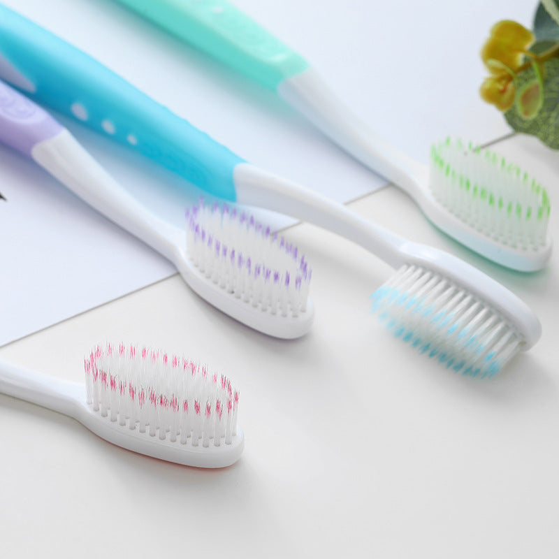 COBOR Cobell American Toothbrush Superfine Soft Hair Gingival Protection Adult Toothbrush 12 Family Travel Pack - image 4