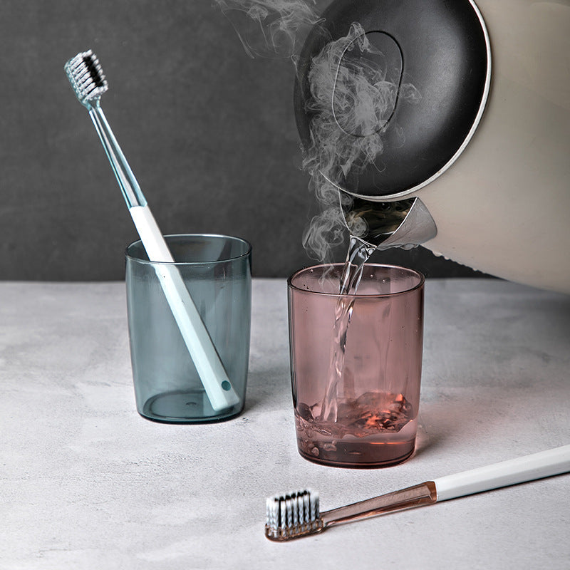 Toothbrush Holder Set, Punch-Free Wall-Mounted Toothpaste Squeezer, Brushing Teeth, Mouthwash Cup, Bathroom Storage Box, Storage Rack - image 4