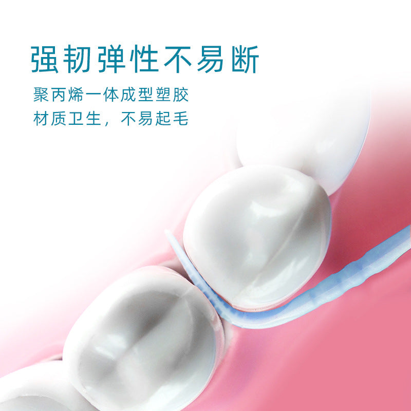 Tooth Point double-headed plastic toothpick 40 PCs portable boxed in stock disposable toothpick hotel catering supplies wholesale - image 3