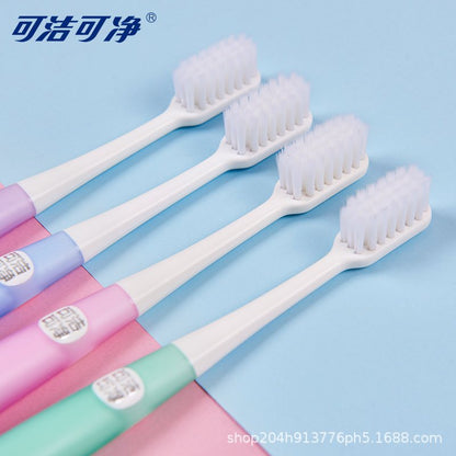 Sanxiao Clean K317F Toothbrush Feather Soft Ultra-Fine Soft Bristle Toothbrush Couple Adult Wholesale 2 Pack - image 4