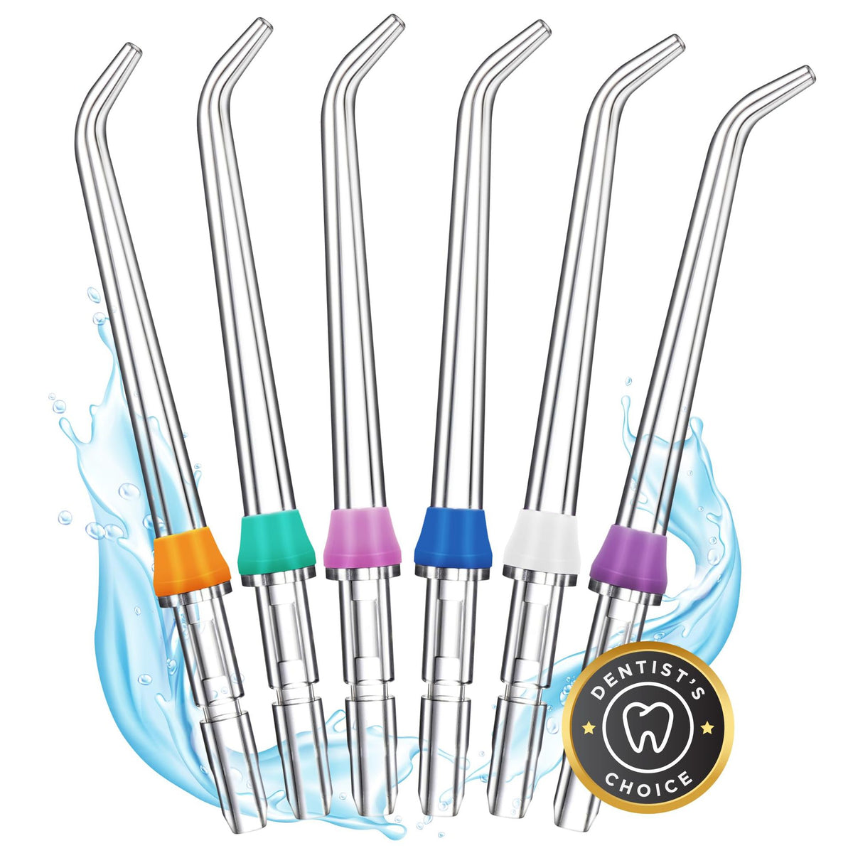 Standard Nozzle Accessories Are Suitable for Waterpik Teeth Rinser, Water Flosser, Tooth Cleaner, Tooth Cleaner Handle Accessories - image 1