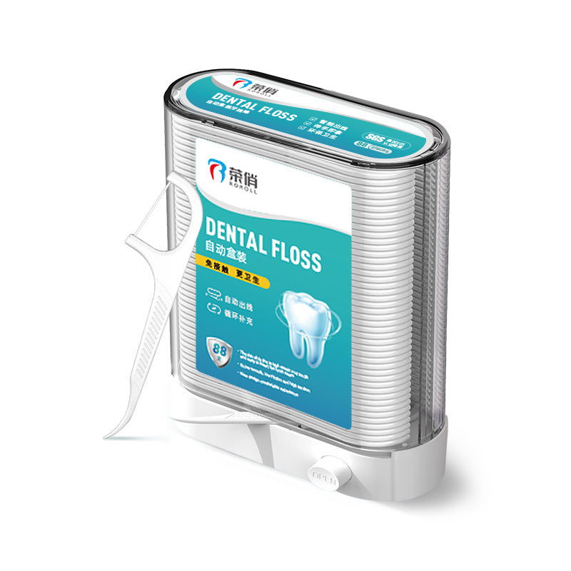 Rongqiao Dental Floss Box Family Floss Stick Ultra-Fine Whole Box Boxed Home Special Restaurant Wholesale Toothpicks - image 5