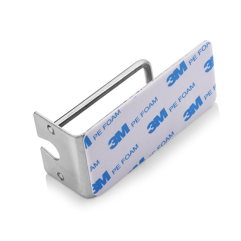 304 stainless steel punch-free bathroom toothbrush holder rack wall-mounted self-adhesive toothbrush holder - image 4