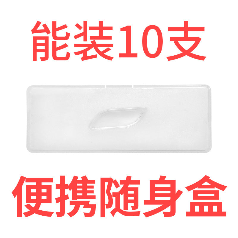 Factory in stock wholesale 100 bags of dental floss disposable polymer slim floss stick floss pick portable box - image 4