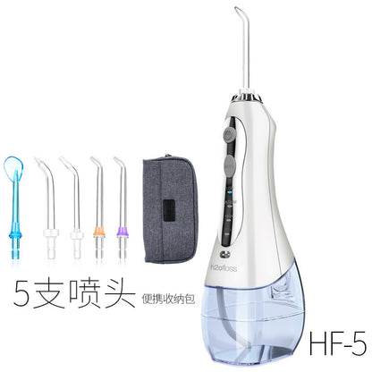 H2Ofloss Factory Portable Tooth Rinser Dental Calculus Water Flosser Tooth Cleaner Hf6 Cross-Border Dental Floss - image 2