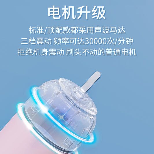 Children's electric toothbrush u-shaped baby Sonic Soft Hair 2-6-12 years old USB rechargeable u-shaped tooth cleaner factory wholesale - image 2