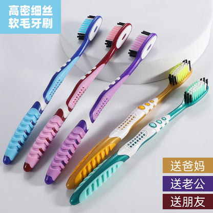 Sanxiaomeijie Adult Medium-Hard Bristle Toothbrush for Oral Cleaning, Student Home Use, Men's and Women's Soft Bristle Toothbrush - image 4