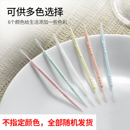 Tooth Point Delivery Shop Plastic Toothpick Box 200 Disposable Double-Headed Toothpicks for Interdental Bristles in Stock - image 3