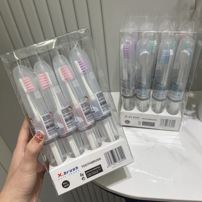 American X-brush super soft toothbrush 12 independent packaging adult fine hair soft hair high-end travel toothbrush wholesale - image 2