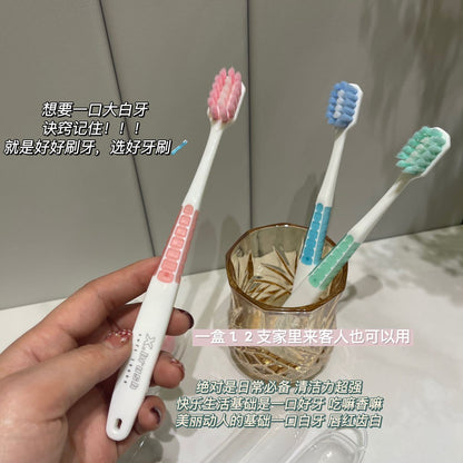 American X-brush super soft toothbrush 12 independent packaging adult fine hair soft hair high-end travel toothbrush wholesale - image 4