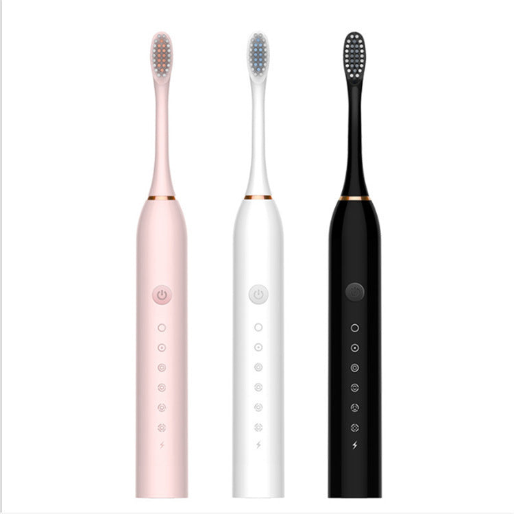 Ultrasonic Electric Toothbrush Rechargeable Brush Head Household Soft-Bristle Waterproof Children's Adult Universal Men's and Women's Fully Automatic - image 5
