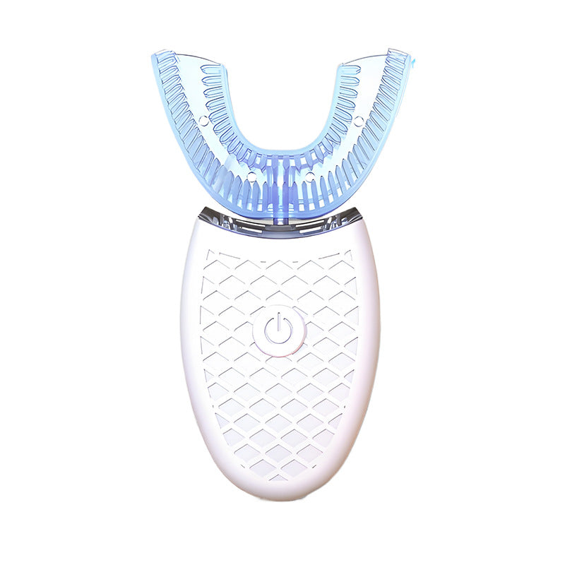 Adult U-Shaped Electric Toothbrush Sonic Soft-Bristled Silicone Brush for Men and Women, Full Body Washable, Rechargeable Automatic Timer Tooth Cleaner - image 5