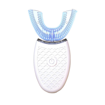 Adult U-Shaped Electric Toothbrush Sonic Soft-Bristled Silicone Brush for Men and Women, Full Body Washable, Rechargeable Automatic Timer Tooth Cleaner - image 5