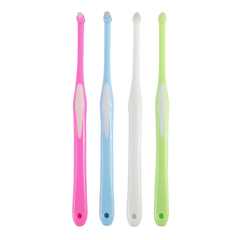 Single Brush Head, Specially Designed for Orthodontic Patients, Wholesale Single-Hole Toothbrush, Soft Bristles, Multi-Color Toothbrush - image 1