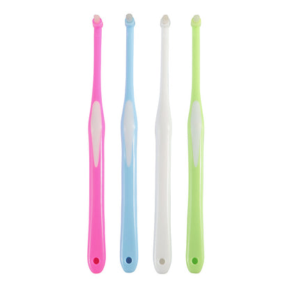 Single Brush Head, Specially Designed for Orthodontic Patients, Wholesale Single-Hole Toothbrush, Soft Bristles, Multi-Color Toothbrush - image 1