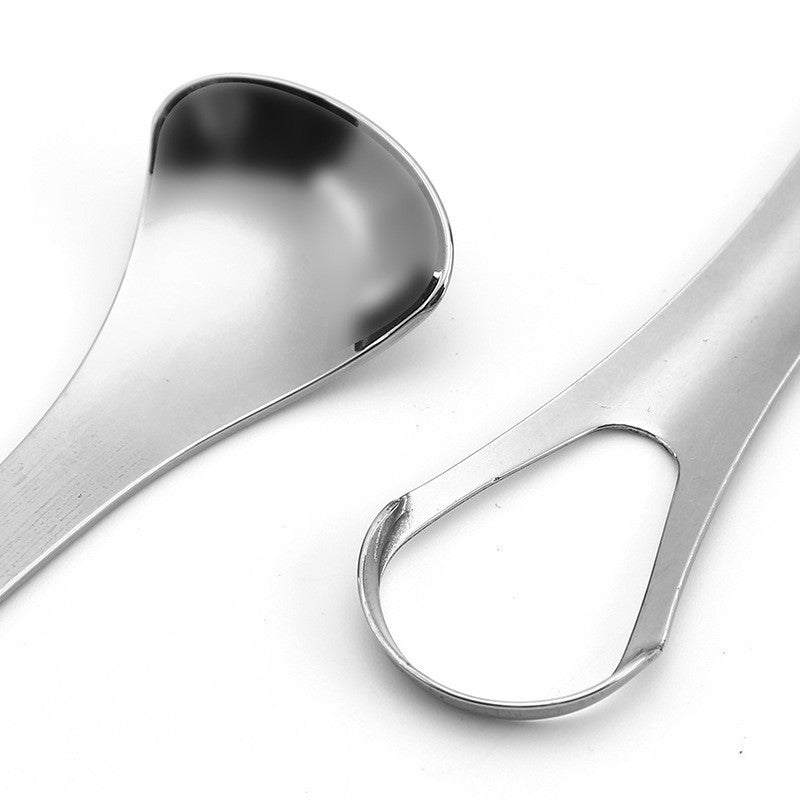 Stainless Steel Tongue Scraper Remover Tongue Coating Cleaner Oral Hygiene Care Tool Set U-Shaped Daily Use - image 3