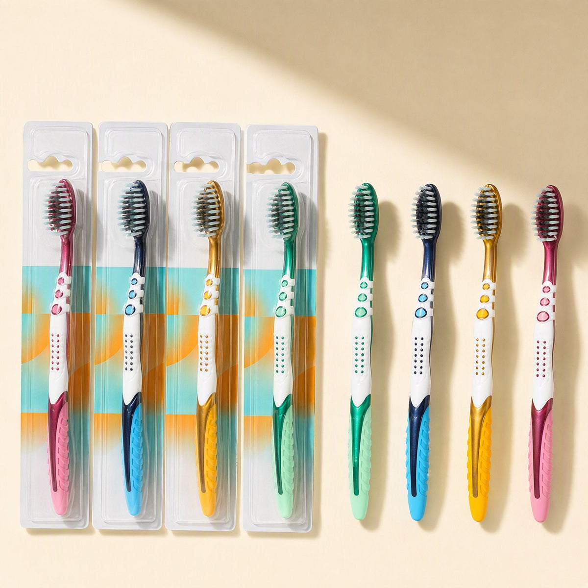 Mintbrush adult manual toothbrush, single unit, model 7021