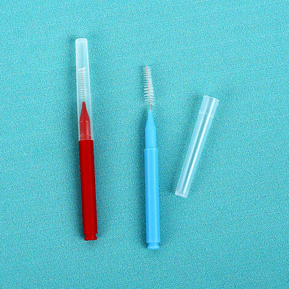 Factory spot pencil interdental brush oral care interdental brush orthodontic special interdental brush cross-border interdental brush - image 4