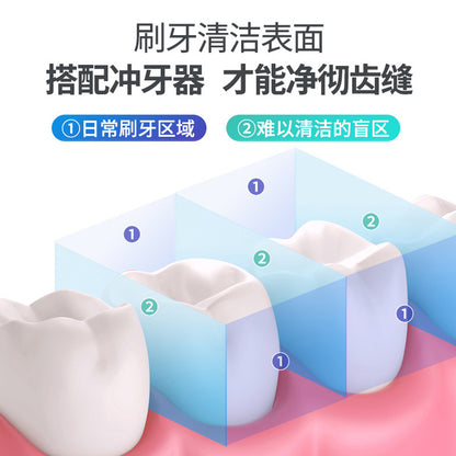 Cross-Border Rechargeable Portable Water Flosser for Home and Travel Use, Oral Cleaning Mini Dental Cleaner - image 2