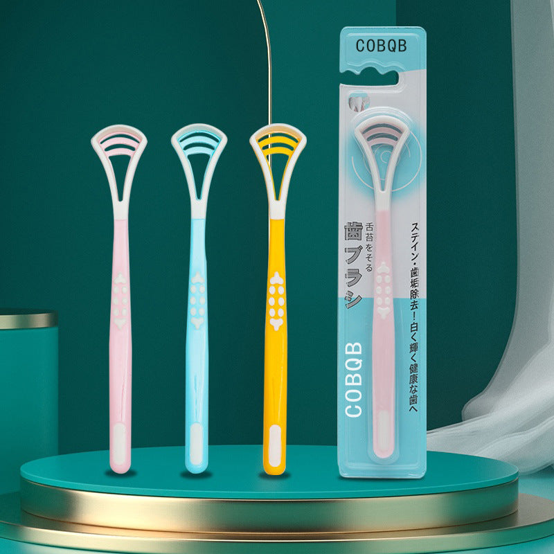 Tongue Cleaner Tongue Brush Multifunctional Tongue Scraper Silicone Tongue Scraper Dual-Effect Tongue Scraper Cross-Border E-Commerce Toothbrush - image 1