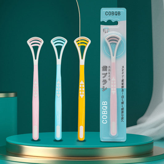 Tongue Cleaner Tongue Brush Multifunctional Tongue Scraper Silicone Tongue Scraper Dual-Effect Tongue Scraper Cross-Border E-Commerce Toothbrush - image 1