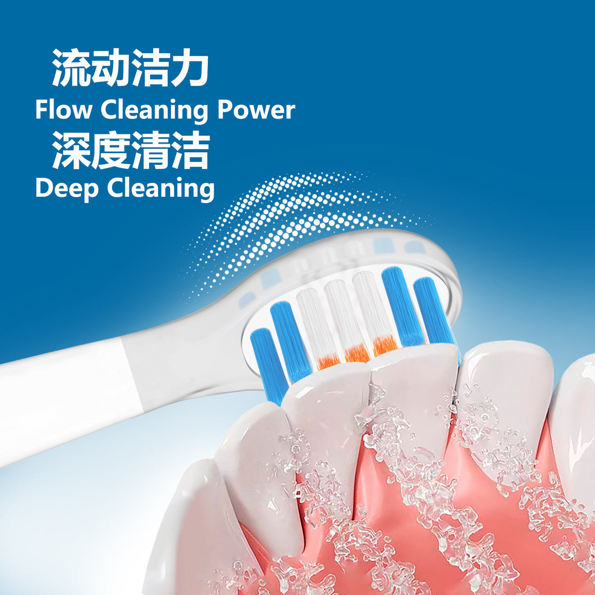 Suitable for Usmile Kidsren's Electric Toothbrush Head Q3S Q20 A10 Cushioning Mini Full-Effect Cleaning and Care Brush Head - image 4