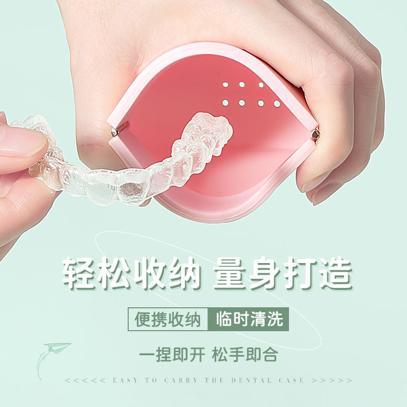 Transparent Braces Box Holder Storage Box Silicone Pinch Bag Portable Carry-On Retainer Case - image 2