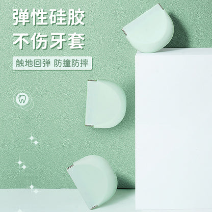 Transparent Braces Box Holder Storage Box Silicone Pinch Bag Portable Carry-On Retainer Case - image 4