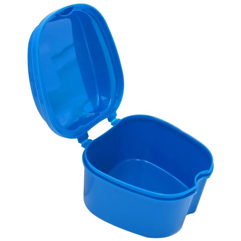 Cross-Border Denture Storage Box with Inner Mesh, Drainable and Clean Denture Box, Plastic Braces Box, Retainer Storage Box - image 5