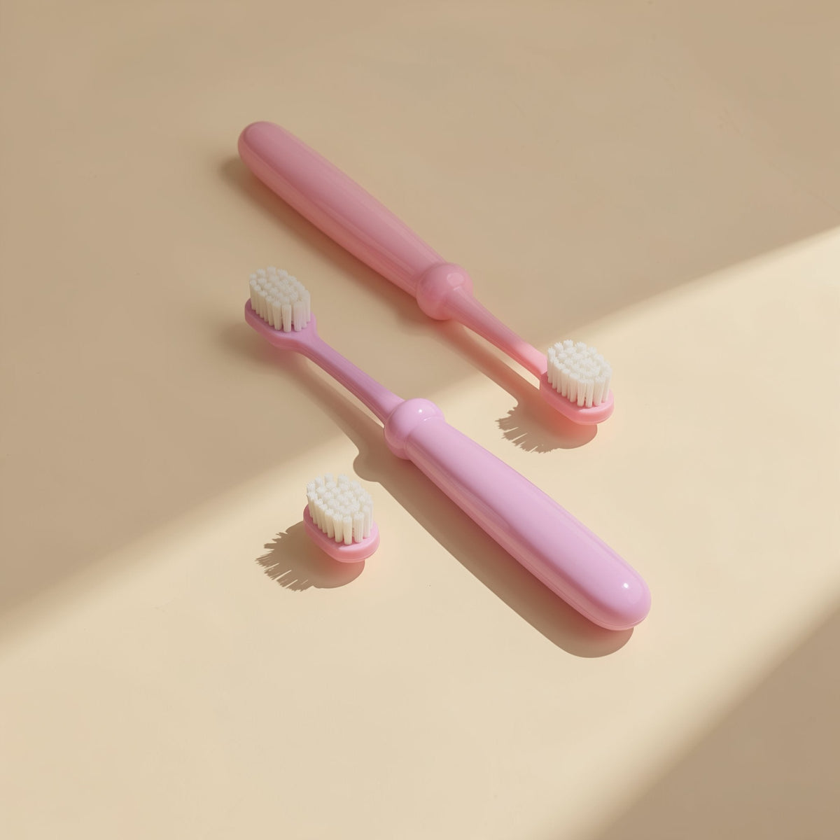 Soft-bristle manual children's toothbrush set, described as a ten-pack - view 2