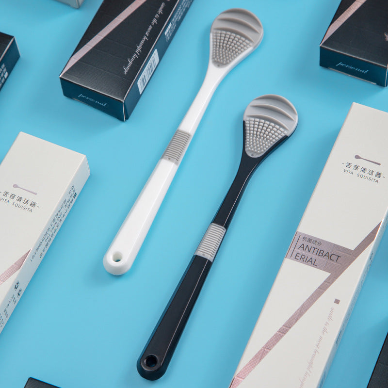 The Adventures of Mavericks Tongue Cleaner Independent Boxed Hanger Antibacterial Soft Tongue Scraper Factory Wholesale - image 4