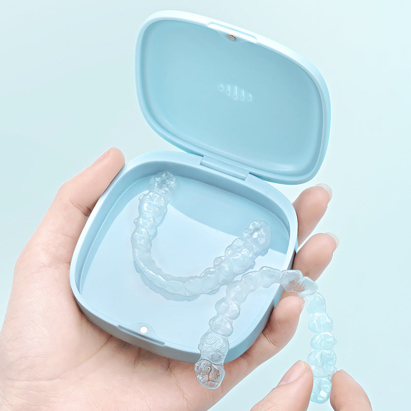 Breathable Invisible Braces Box Retainer Storage Box Portable Braces Storage Box Can Be Hung and Printed with Logo - image 4