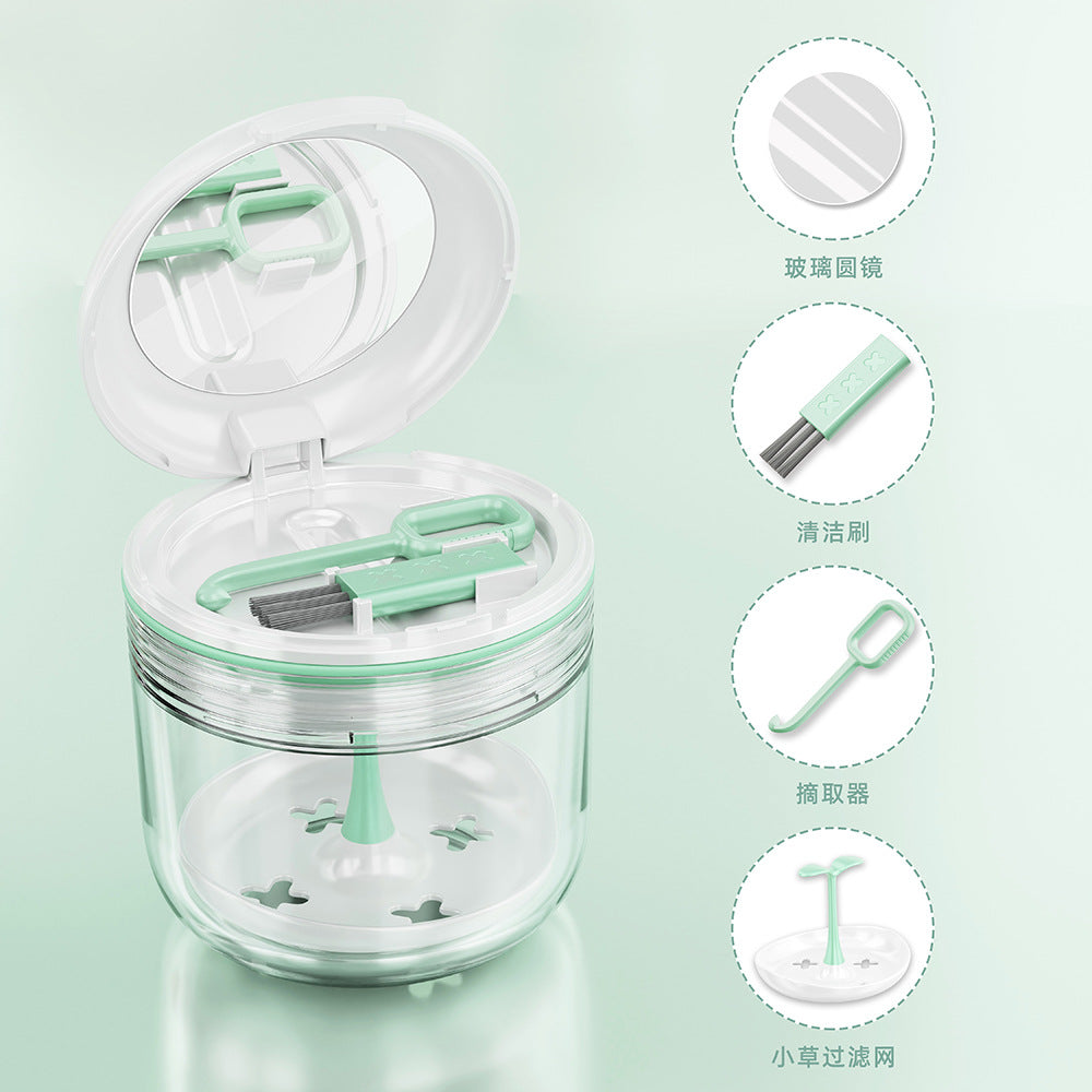 Cross-Border Hot-Selling Sealed Dental Retainer Box, Invisible Retainer Waterproof Soaking Box, Denture Storage Box - image 2