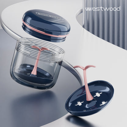 Cross-Border Hot-Selling Sealed Dental Retainer Box, Invisible Retainer Waterproof Soaking Box, Denture Storage Box - image 3