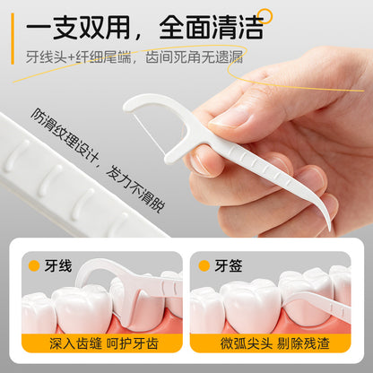 Calf adventures polymer elastic floss wholesale factory plastic boxed 50 family version oral cleaning - image 3